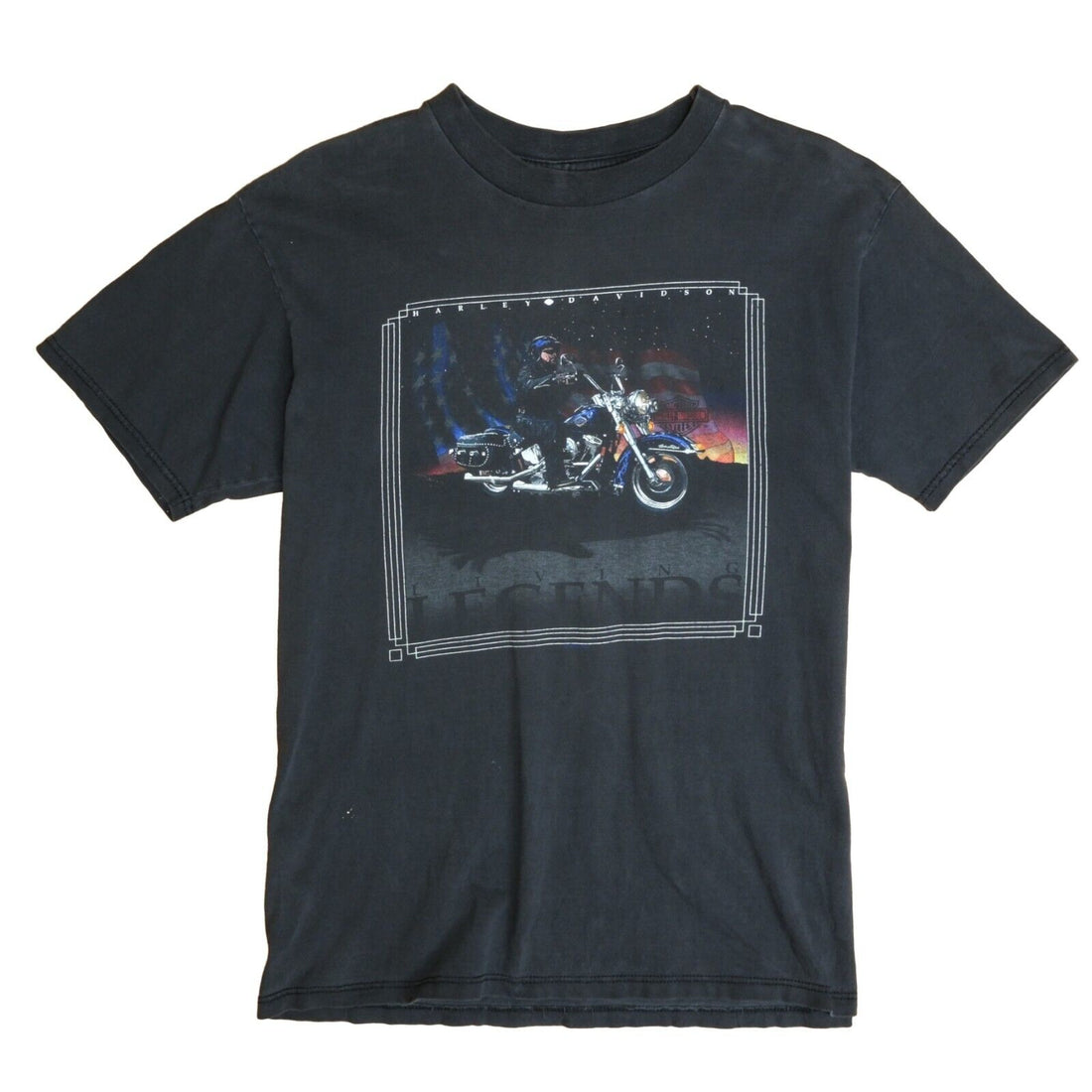 Vintage Harley Davidson Motorcycles Living Legends T-Shirt Size Large 1999 90s