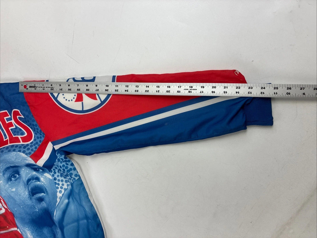 Vintage Charles Barkley Philadelphia 76ers Chalk Line Fanimation Jacket Small