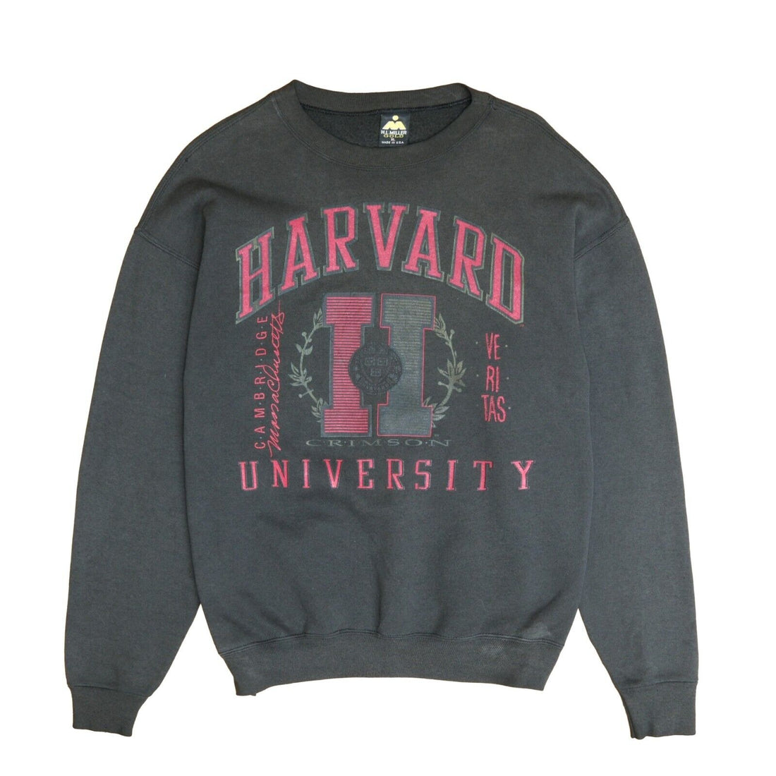 Vintage Harvard Crimson Crest Sweatshirt Crewneck Size XL 90s NCAA