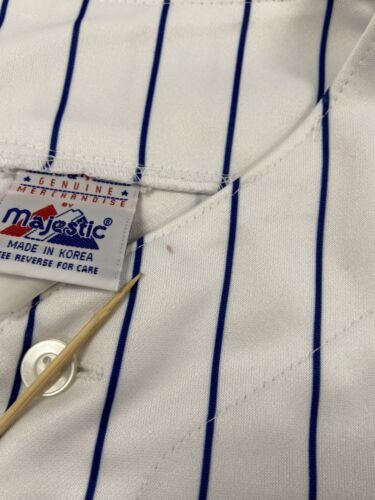 Vintage Chicago Cubs Majestic Pinstripe Baseball Jersey Size XL MLB –  Throwback Vault