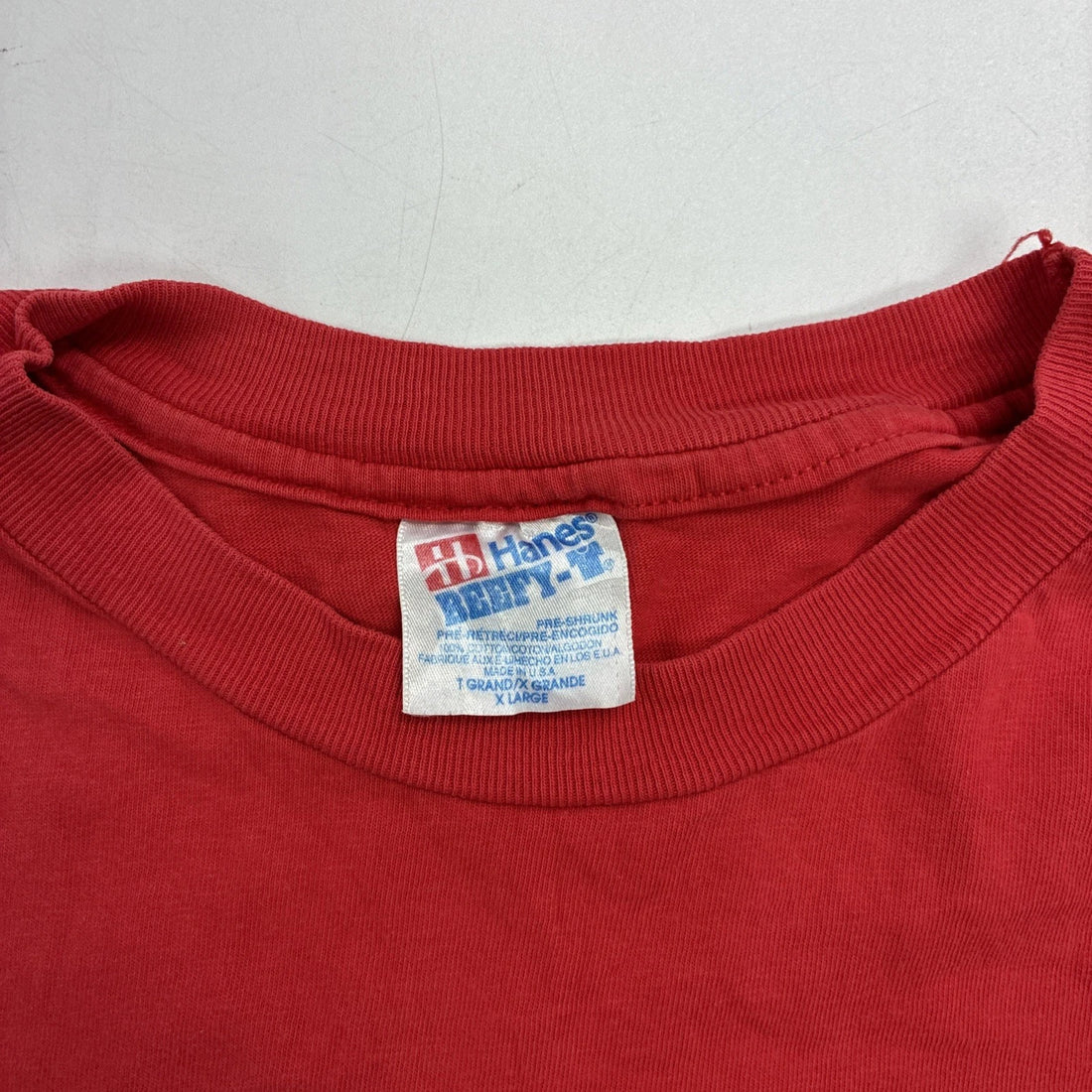 Vintage Ben & Jerry's Ice Cream Vermont's Finest T-Shirt Size XL Red 90s