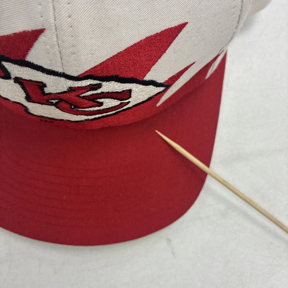 Vintage Kansas City Chiefs Sharktooth Snapback Hat OSFA NFL