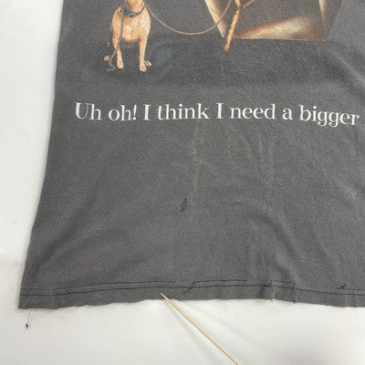 Vintage Taco Bell Chihuahua Here Lizard T-Shirt Size Medium Promo