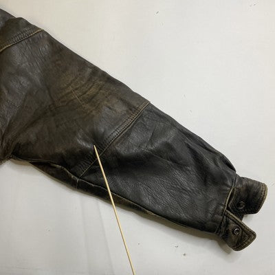 Vintage Anneta Price Lambskin Leather Bomber Jacket Size Medium