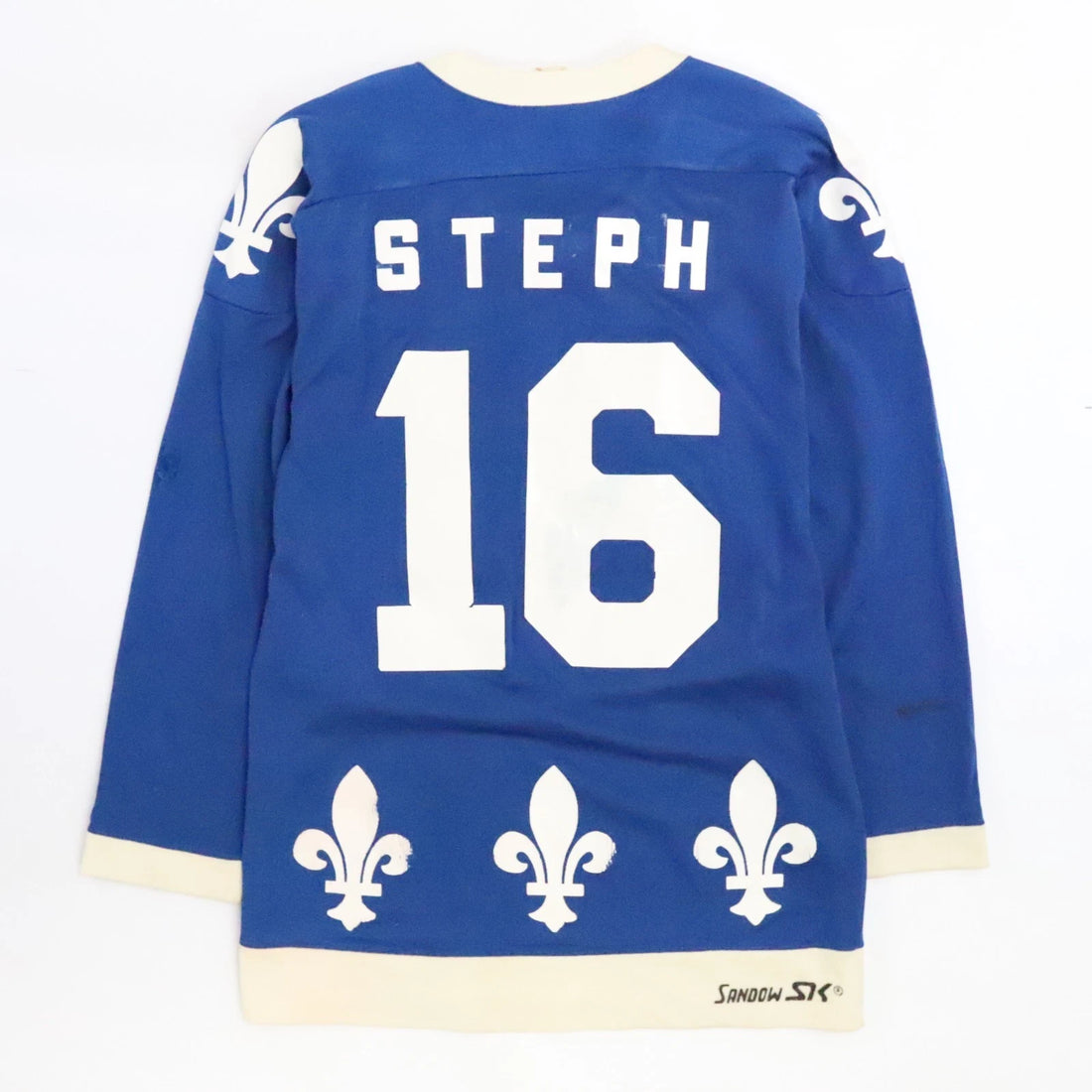 Vintage Quebec Nordiques Sandow Sporting Knit Hockey Jersey Small NHL