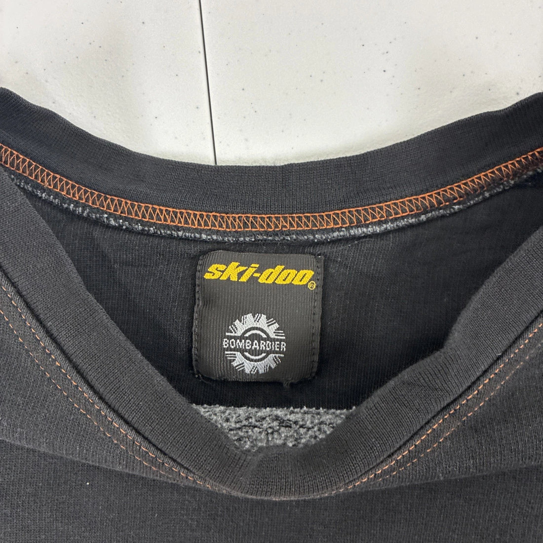 Ski Doo Team Flame Crewneck Sweatshirt Size XL Spell Out
