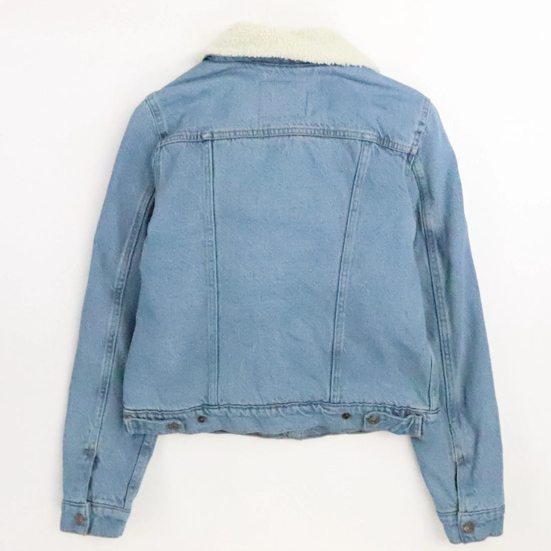 Levi's Denim Trucker Jacket Size Small Sherpa Lined