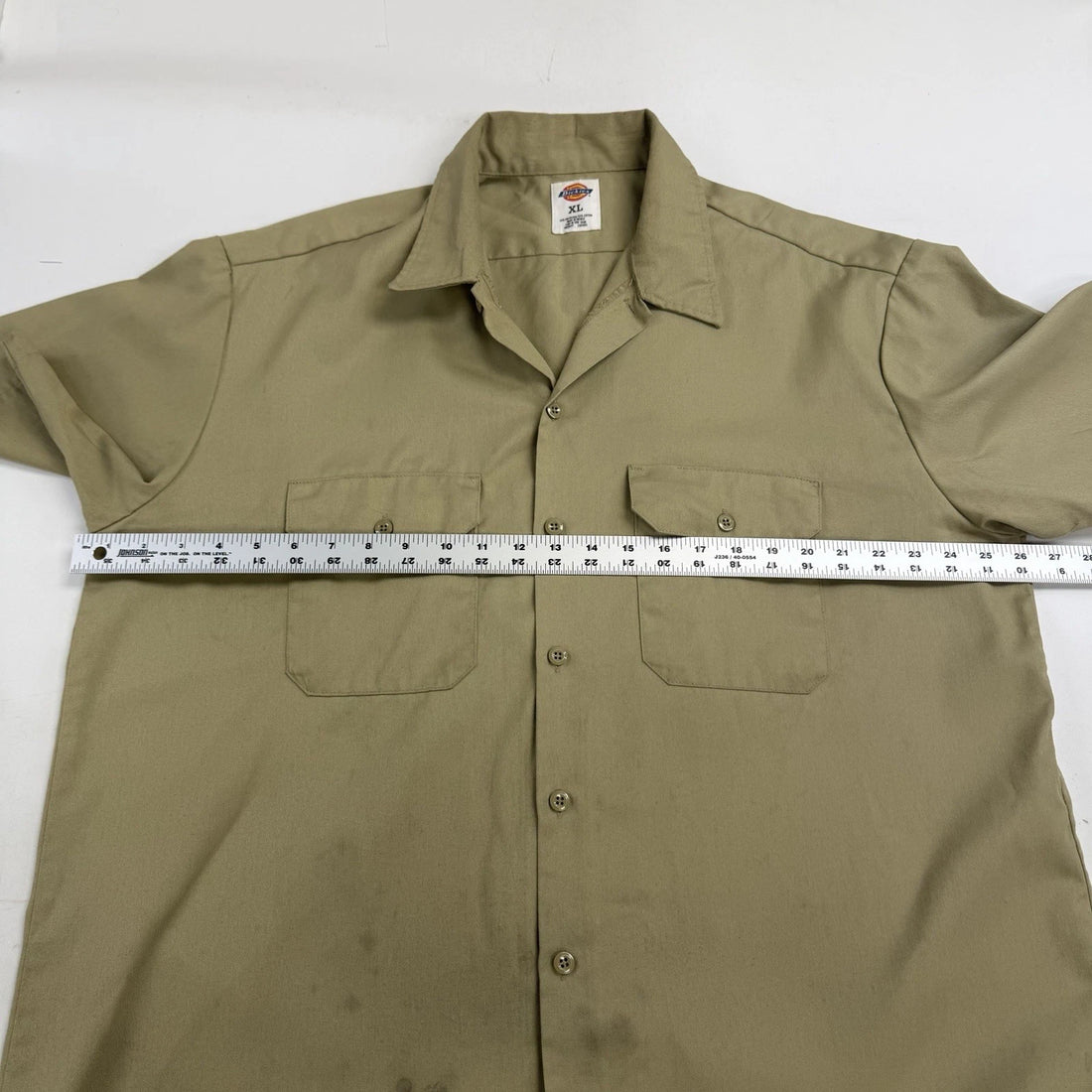 Dickies Short Sleeve Mechanic Work Shirt Size XL