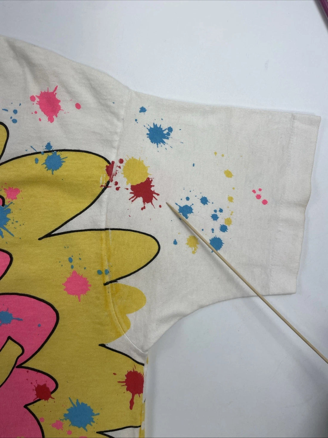 Vintage Mickey Mouse Paint Disney T-Shirt One Size Fits All Over Print
