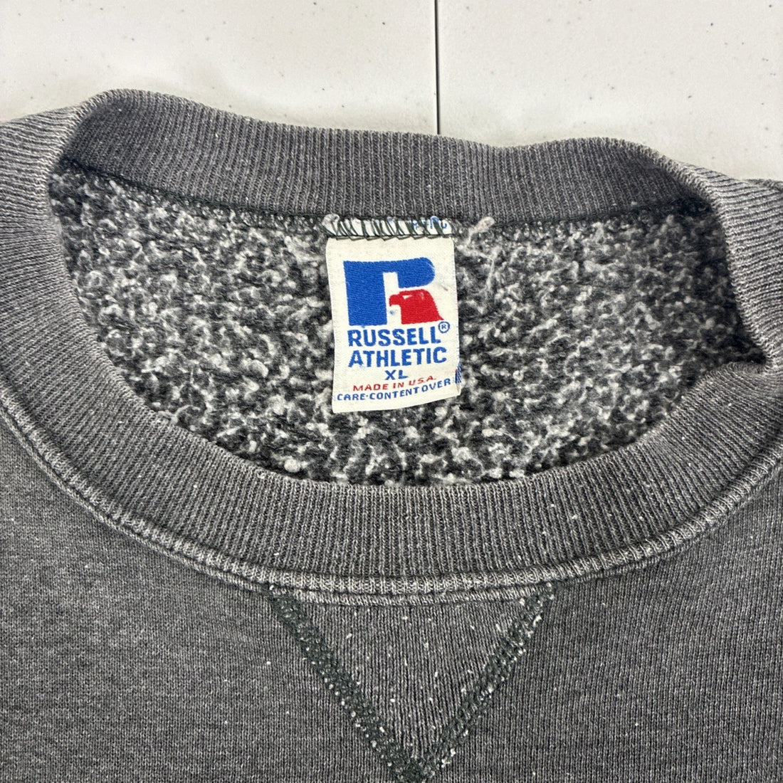 Vintage Russell Athletic Crewneck Sweatshirt Size XL Gray 90s