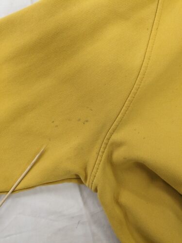 Vintage Nike Sweatshirt Crewneck Size Large Yellow Embroidered Swoosh