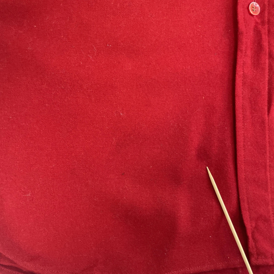 Vintage Pendleton Wool Button Up Shirt Size 17 1/2 Red
