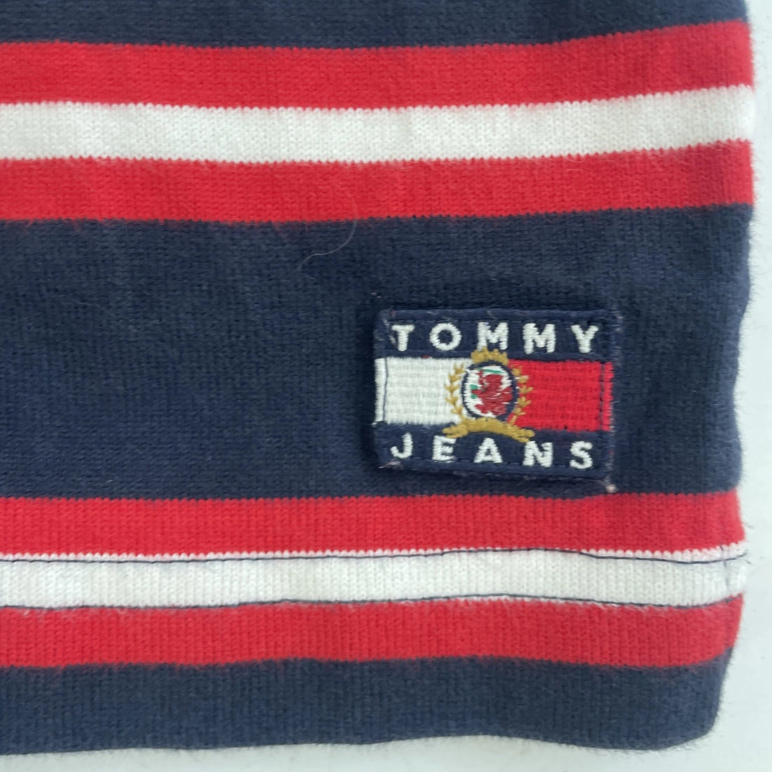 Tommy Hilfiger Crest Rugby Shirt Size XL Striped