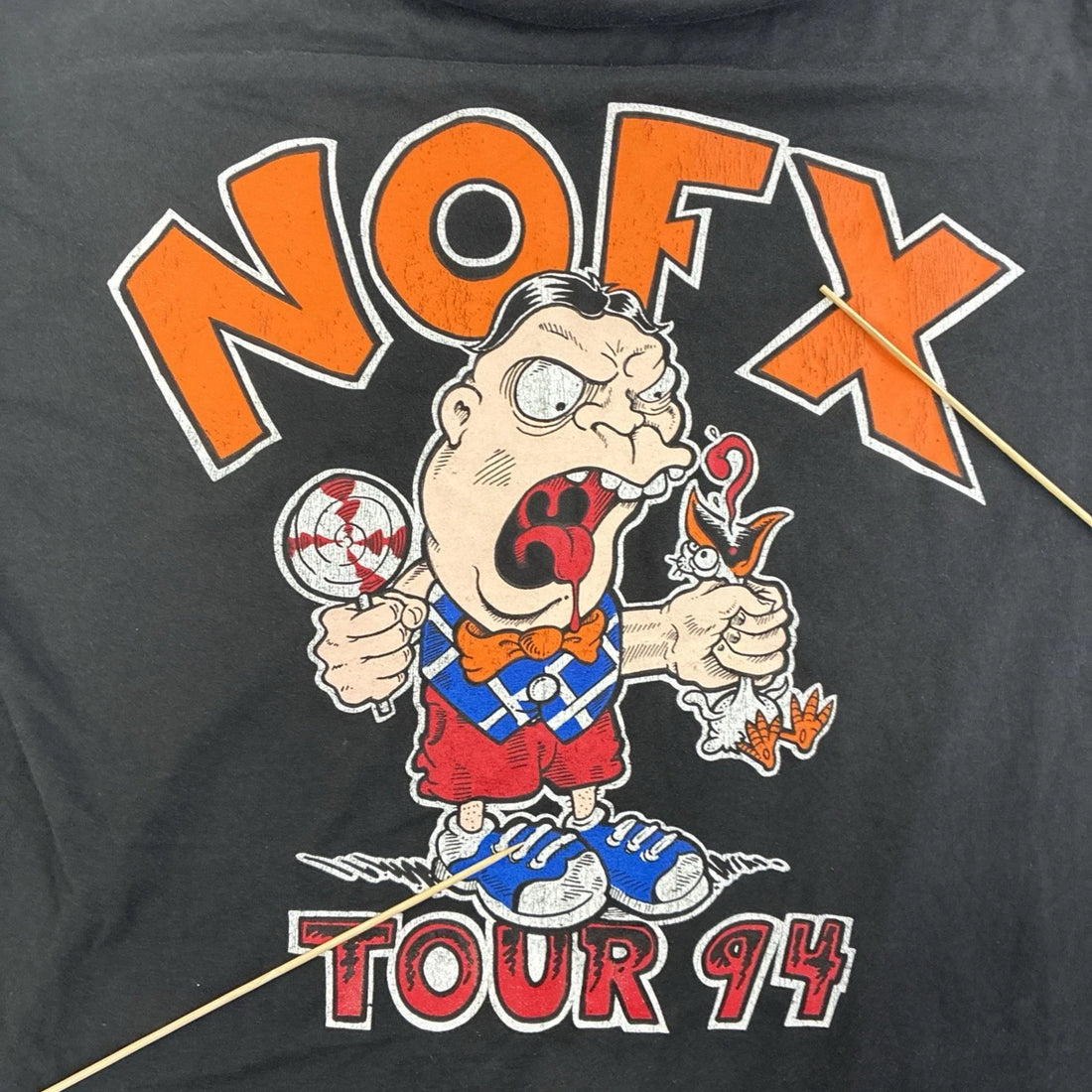 Vintage NOFX Tour 1994 Long Sleeve T-Shirt Size XL Band