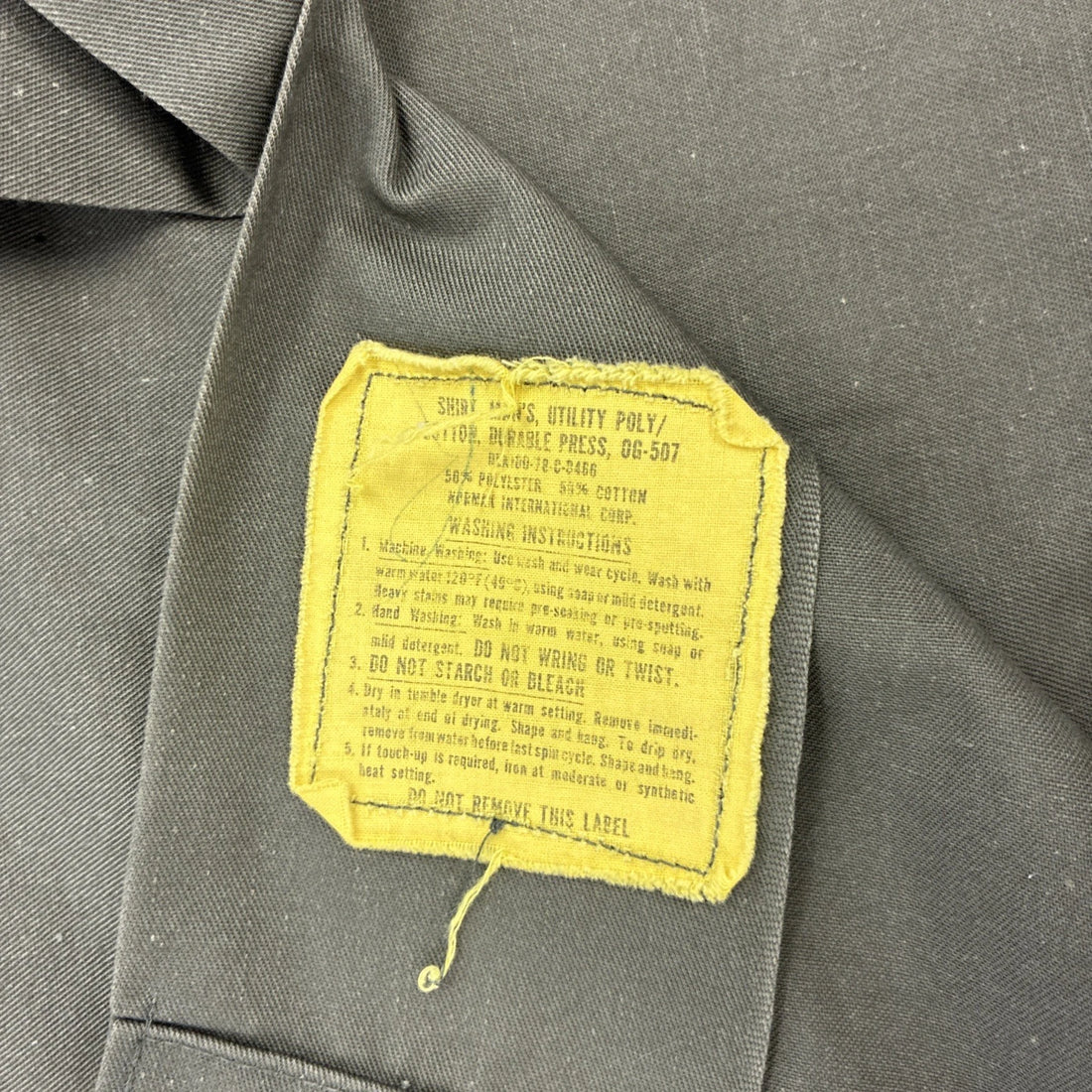Vintage OG 507 Military Shirt Size 15 1/2 X 35
