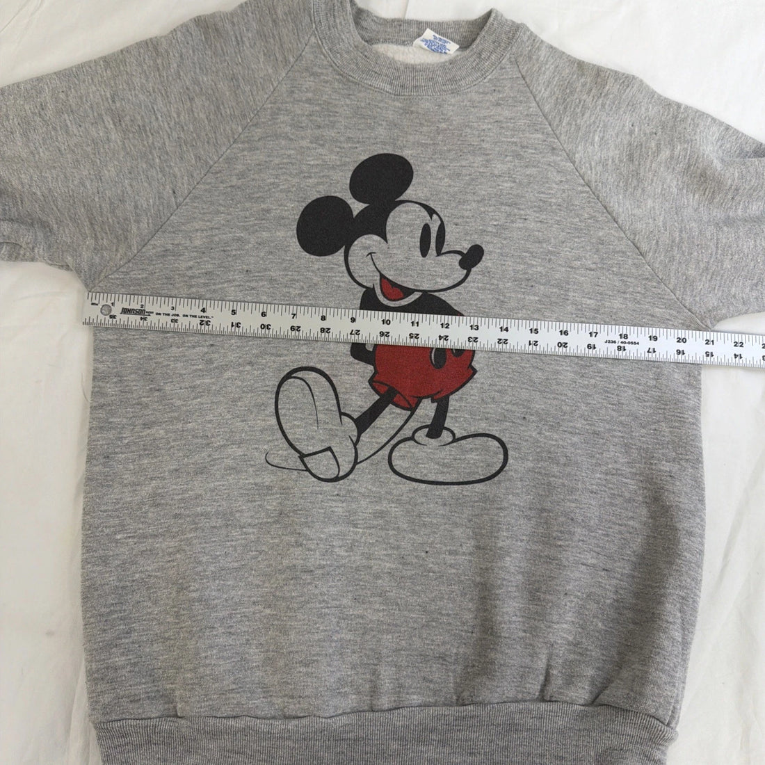 Vintage Mickey Mouse Disney Crewneck Sweatshirt Size Large 80s 90s