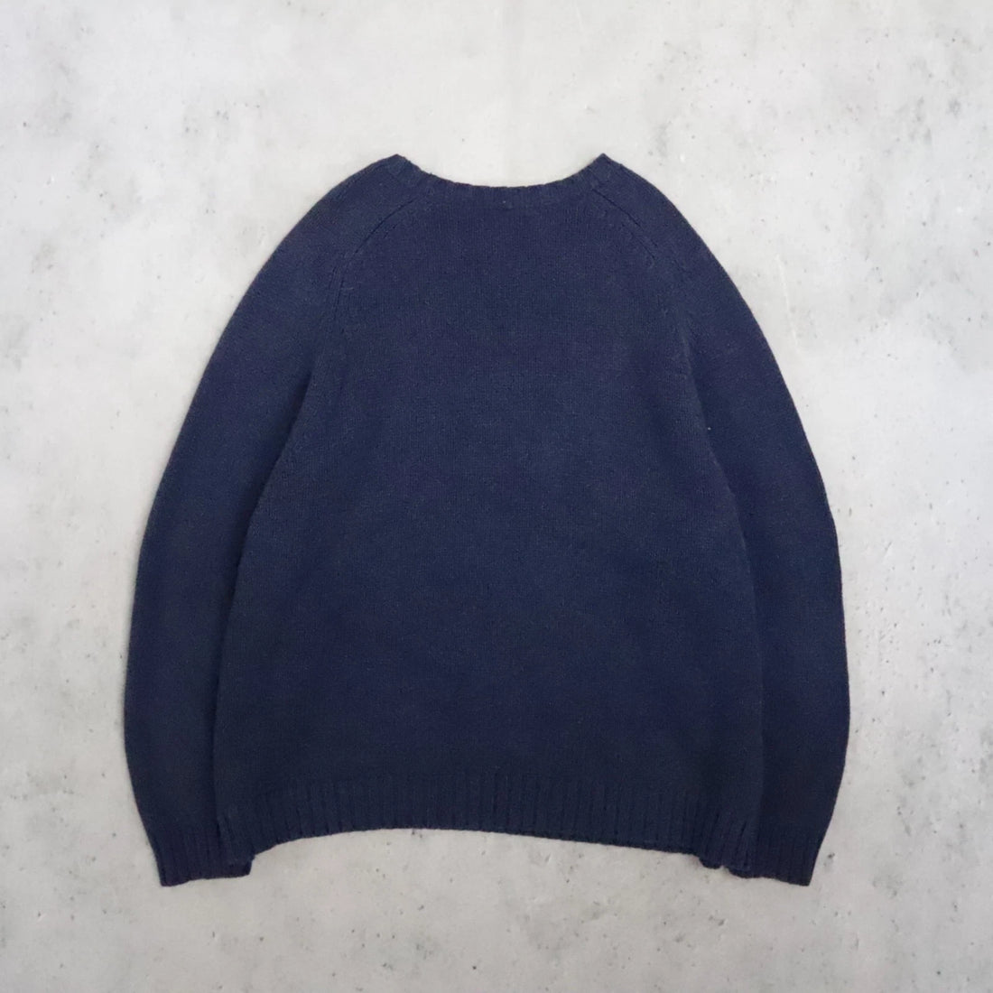 Vintage Lands' End USA Flag Knit Crewneck Sweater Size 2XL