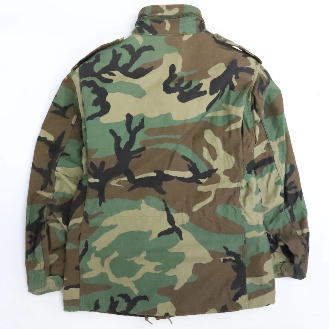 Vintage Military Army Cold Weather Camo Field Coat Jacket Size Medium