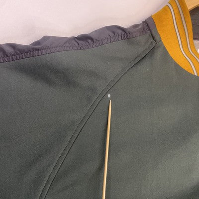 Vintage Nike Bomber Jacket Size Large Green