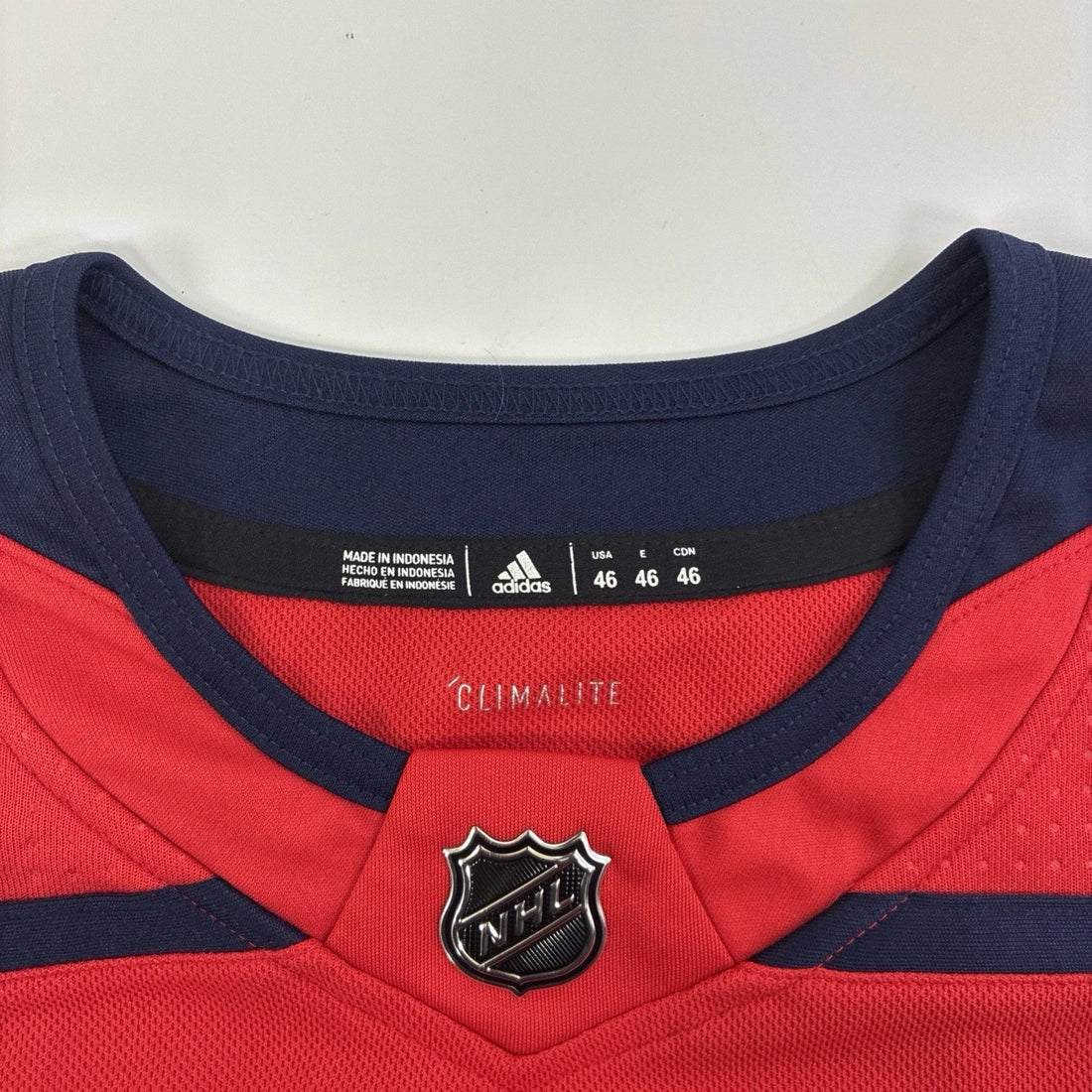 Washington Capitals Authentic Adidas Jersey Size 46 NHL