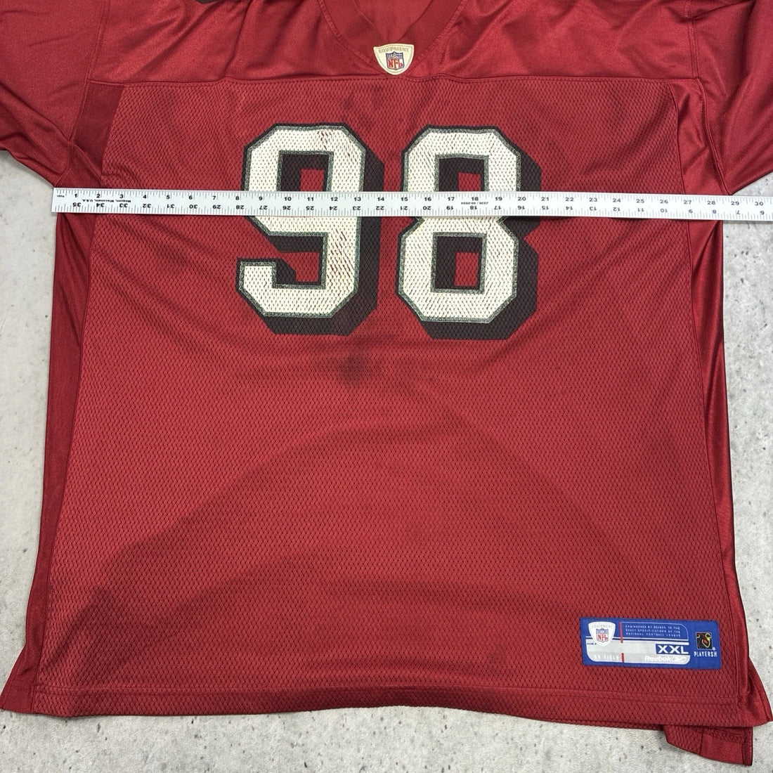Vintage San Francisco 49ers Julian Peterson Reebok Jersey Size 2XL NFL