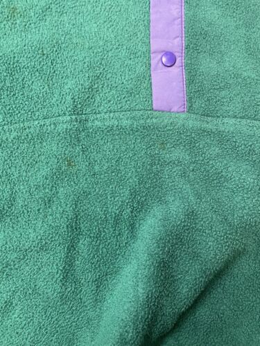 Vintage Woolrich Pullover Fleece Jacket Size Large Teal