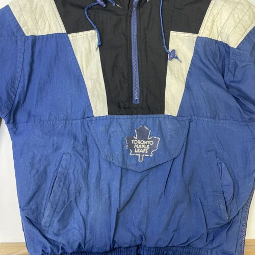 Vintage Toronto Maple Leafs Starter Puffer Jacket Size Small NHL