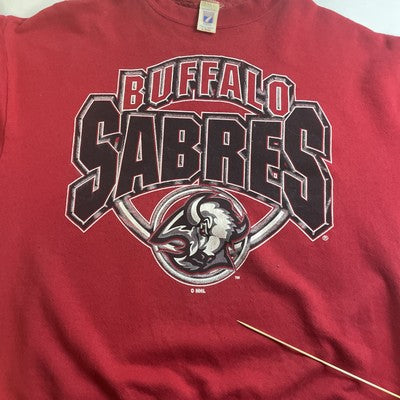 Vintage Buffalo Sabres Sweatshirt Crewneck Size XL 90s NHL