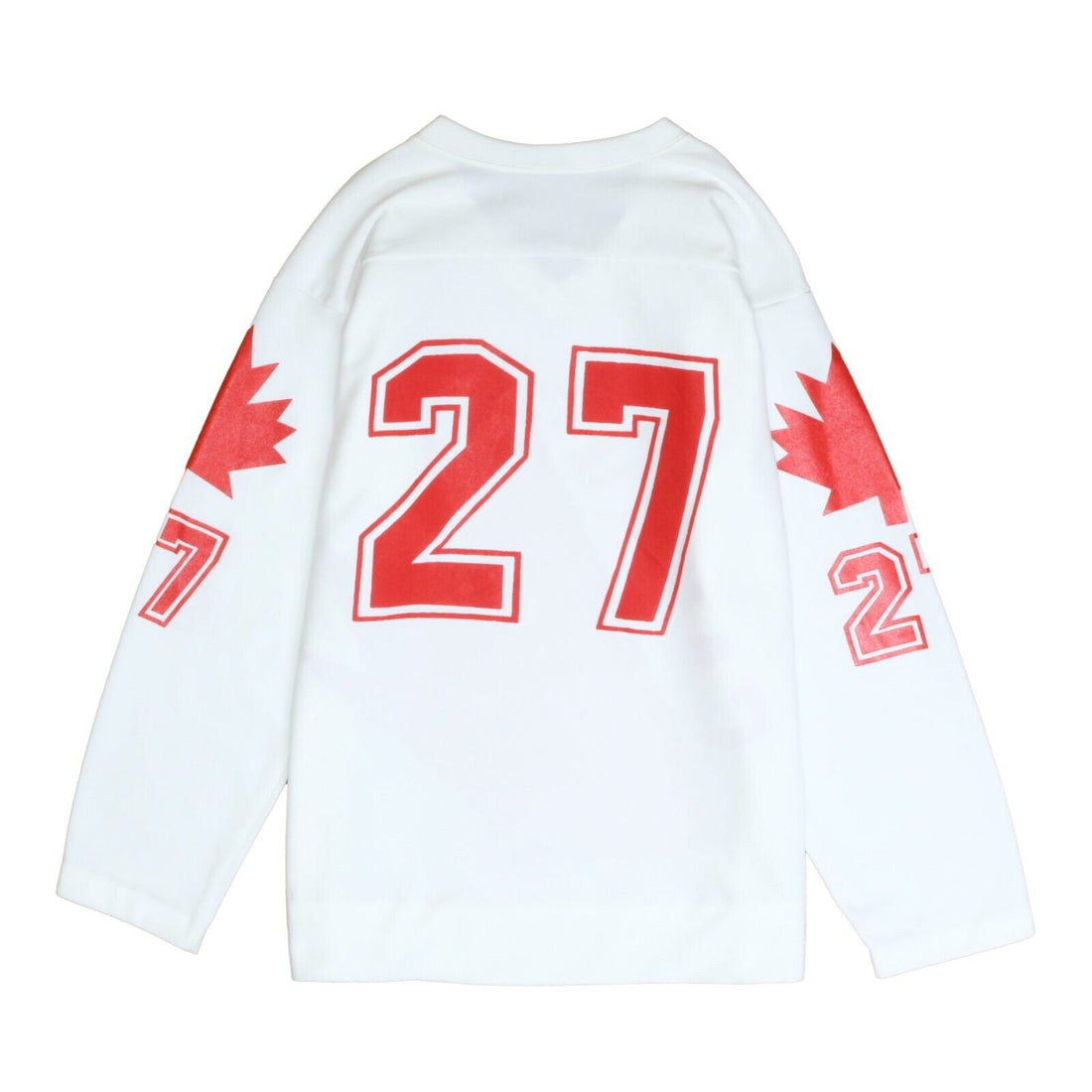 Vintage Team Canada Bauer Hockey Jersey Size XL White 90s IIHF