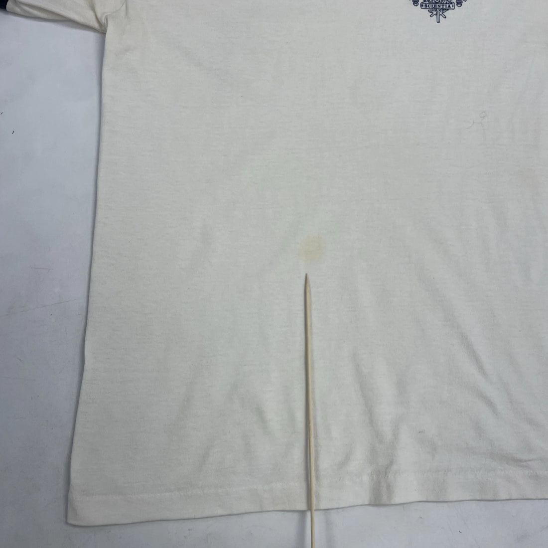 Vintage US Navy Naval Academy Champion Ringer T-Shirt Size Large 80s