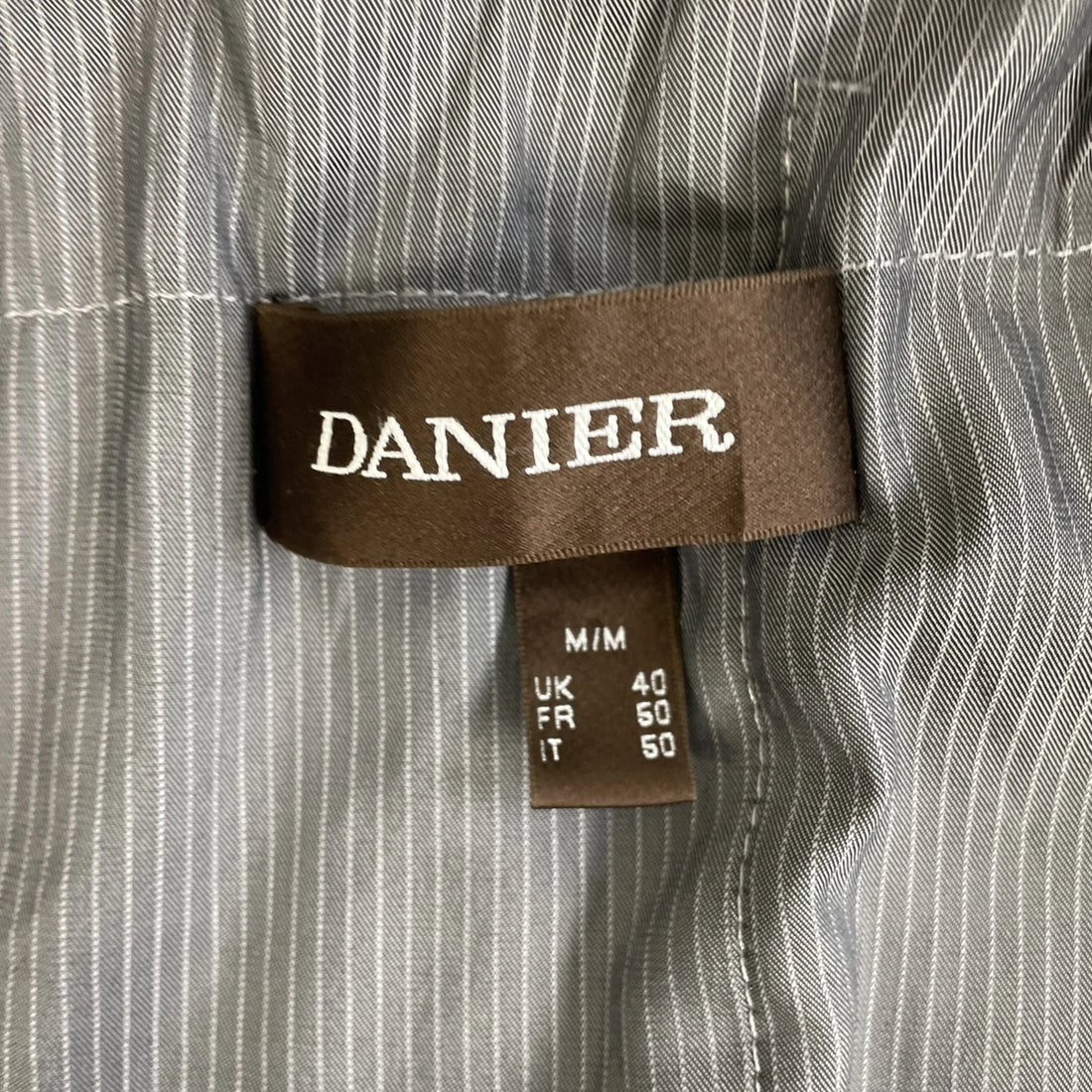 Danier Leather Coat Jacket Size Medium Black