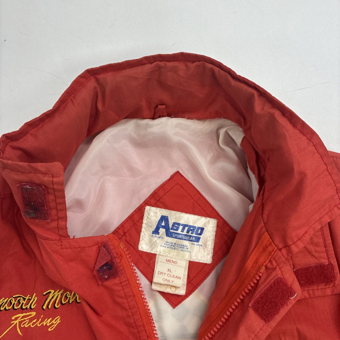 Vintage Snap-On Molson Indy Racing Jacket Size XL Patches