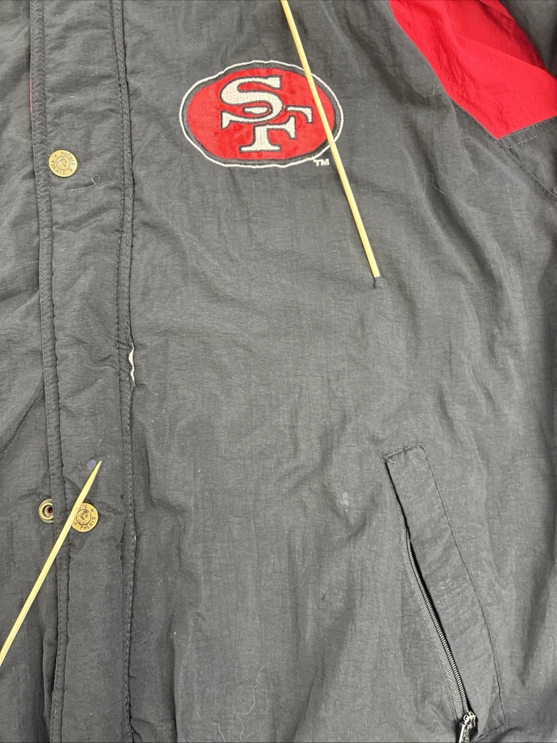 Vintage San Francisco 49ers Reebok Puffer Jacket Size Large NFL