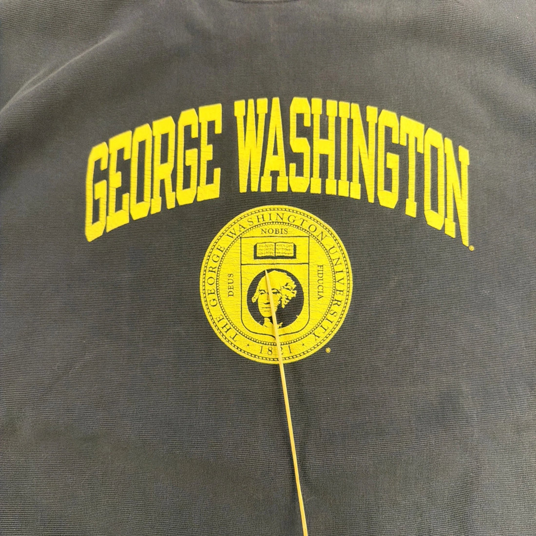 Vintage George Washington Champion Reverse Weave Sweatshirt Size 2XL