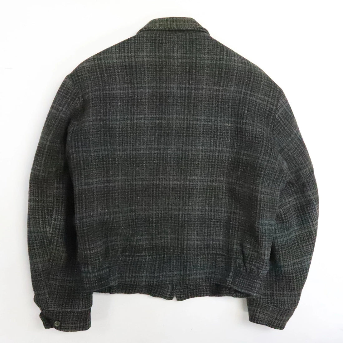 Vintage Wool Bomber Jacket Size Small Talon Zip 50s