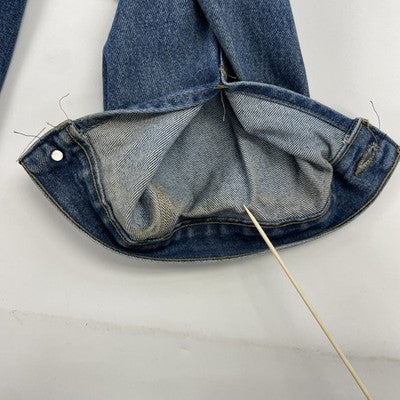 Carhartt Denim Trucker Work Jacket Size 3XL Tall J12 DST