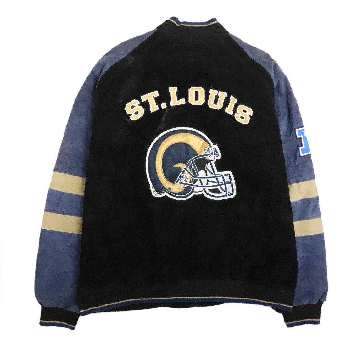 St. Louis Rams Leather Suede Varsity Jacket 2XL NFL
