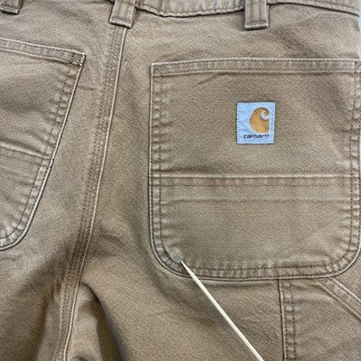 Carhartt Canvas Carpenter Work Pants Size 32 X 32 Brown