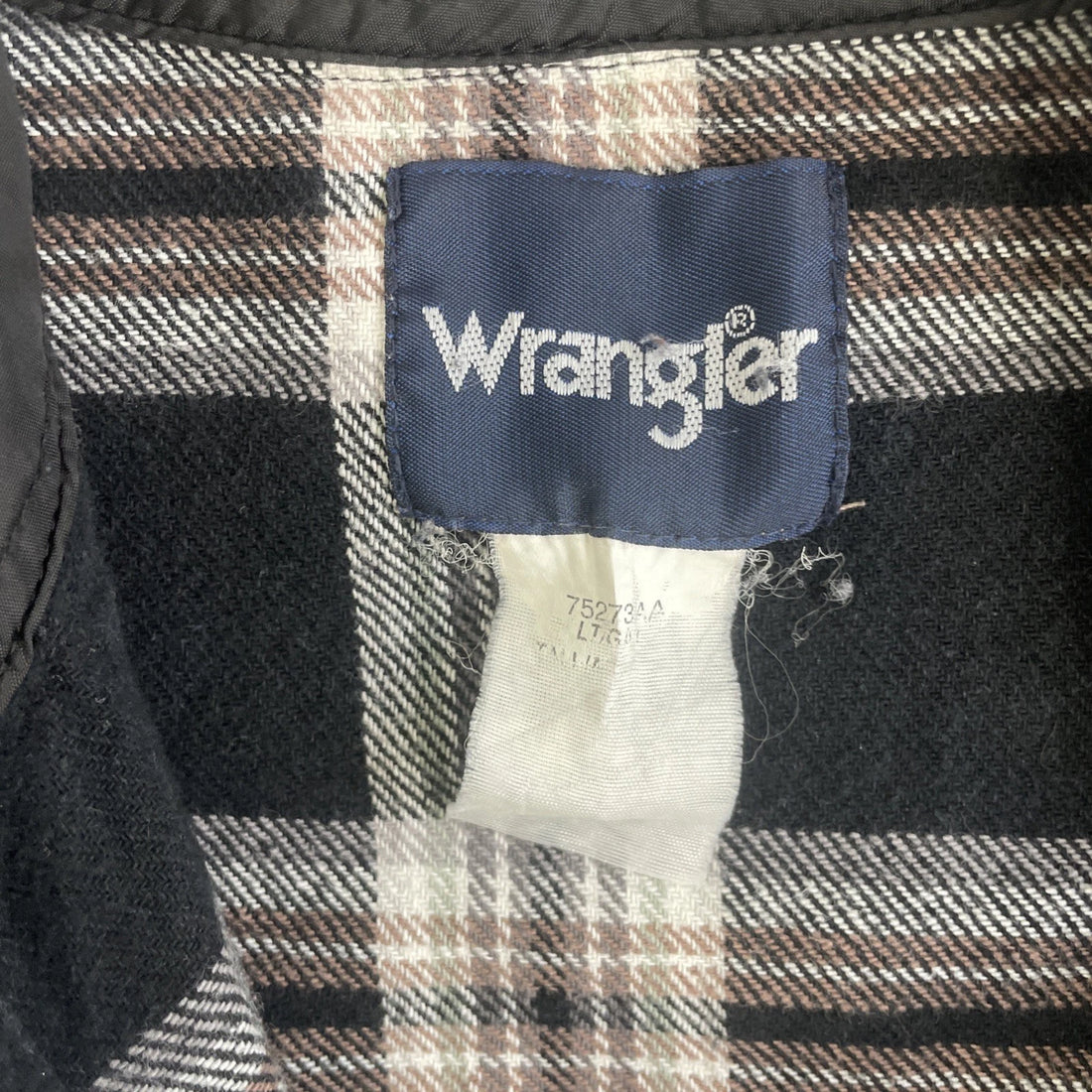 Wrangler Western Pearl Snap Shirt Size Large Plaid
