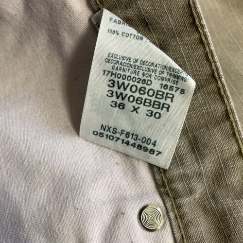 Vintage Wrangler Riggs Workwear Canvas Cargo Pants Size 36 X 30