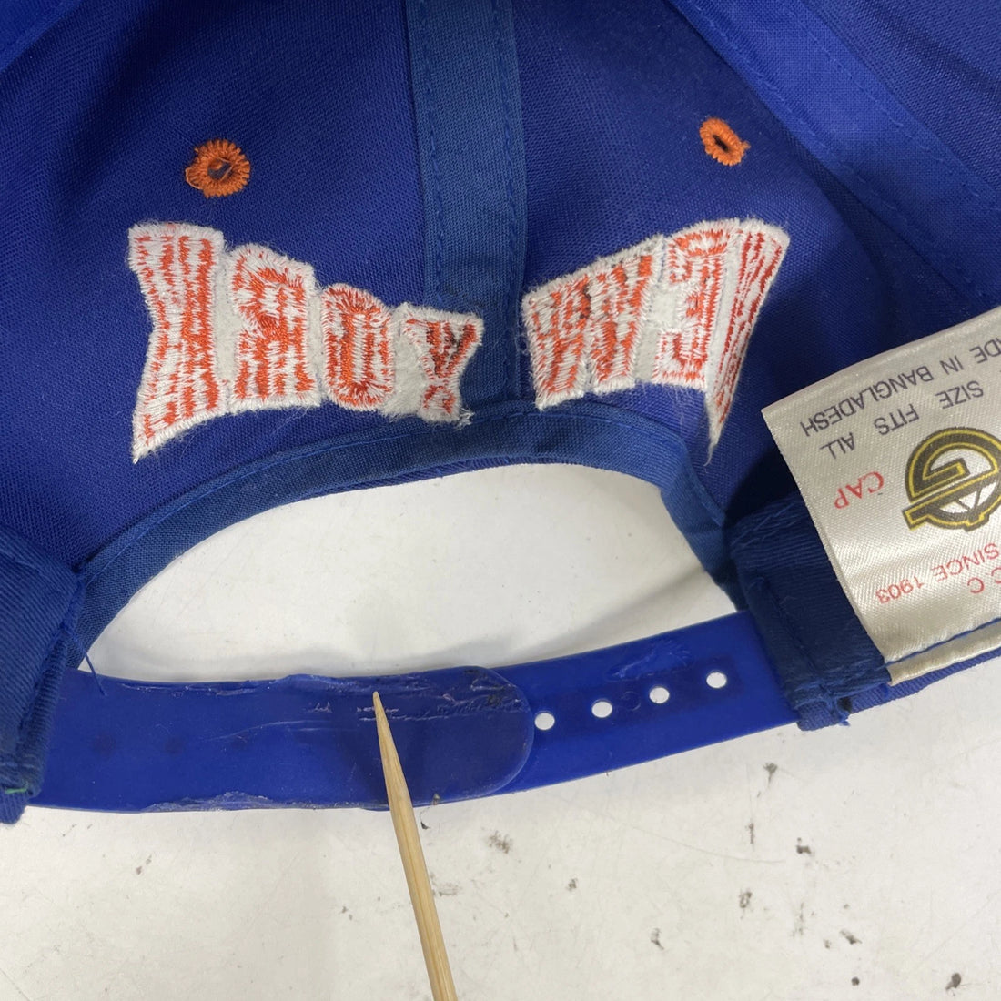 Vintage New York Knicks G Cap Snapback Hat Youth OSFA 90s NBA