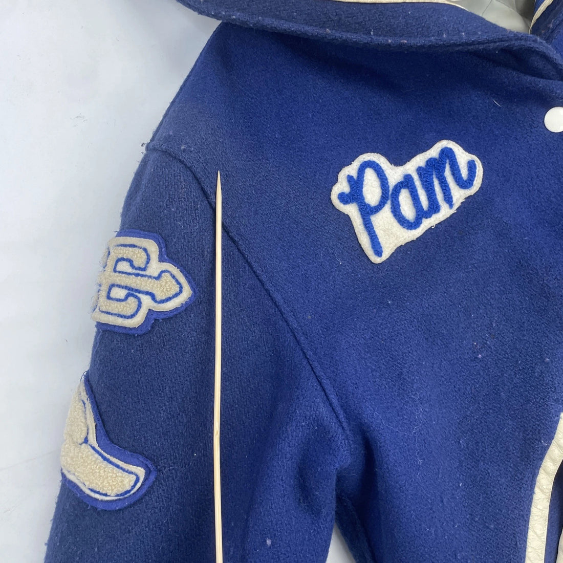 Vintage Cambridge Cheerleader Wool Varsity Letterman Jacket Size XS 80s