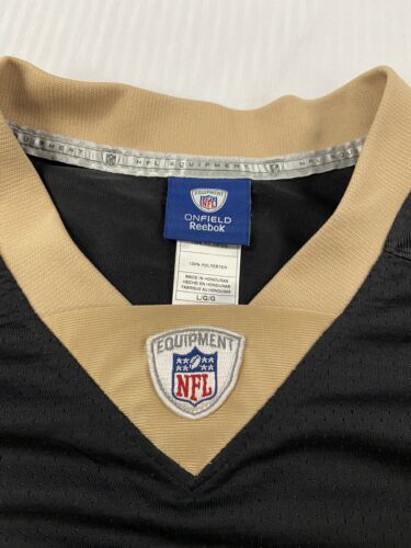 Vintage New Orleans Saints Pierre Thomas Reebok Jersey Size Large NFL