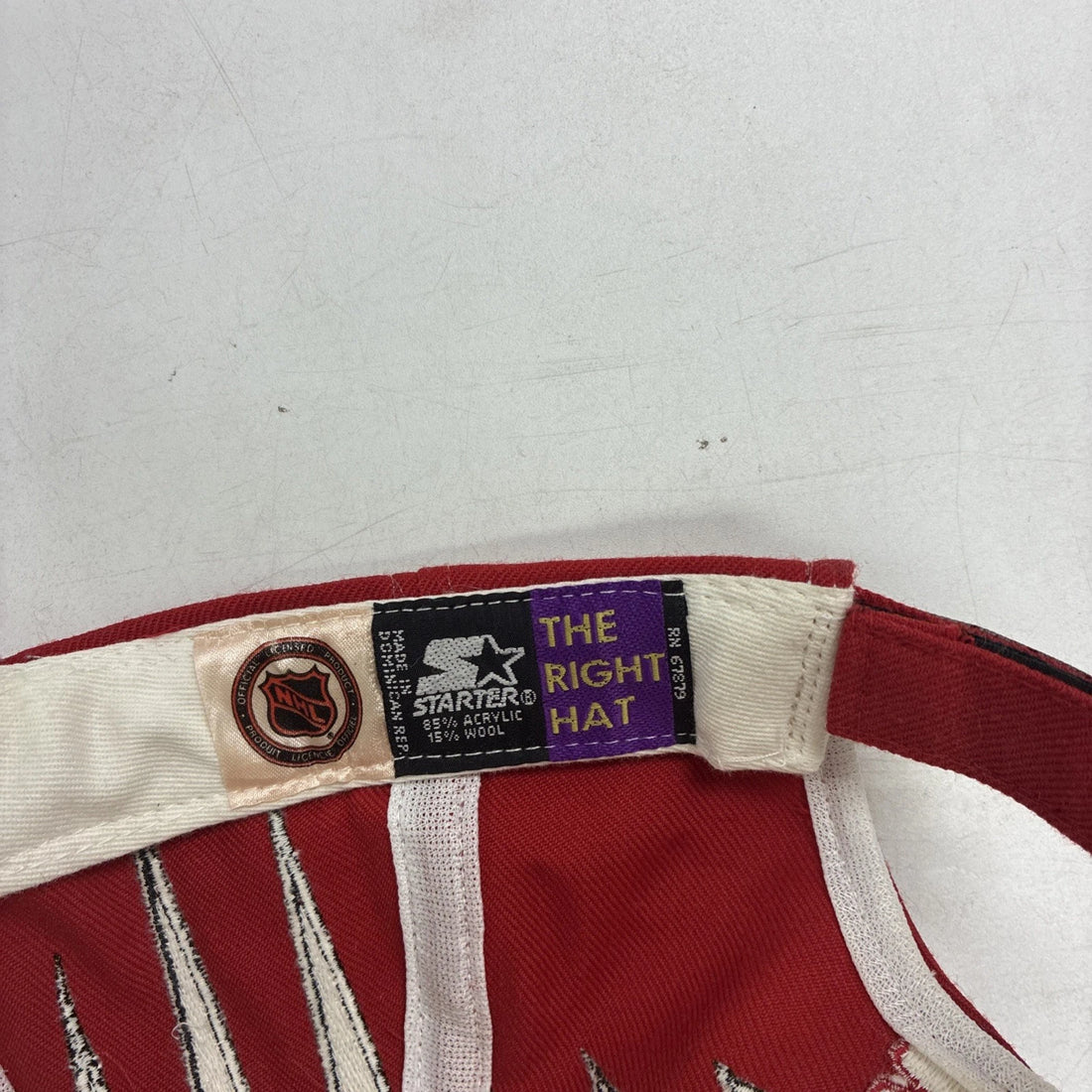 Vintage Detroit Red Wings Wool Shockwave Starter Hat OSFA NHL