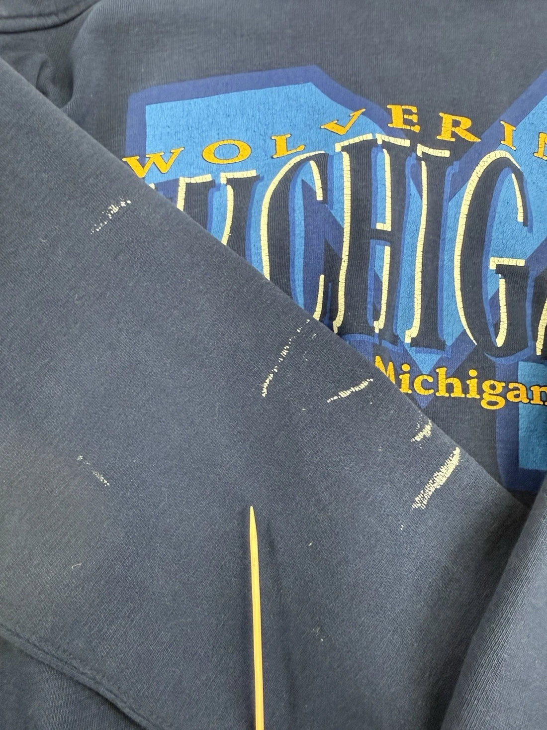 Vintage Michigan Wolverines Starter Sweatshirt Size Large NCAA