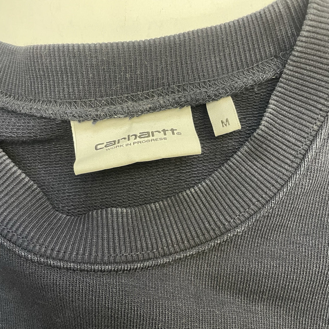 Carhartt Work In Progress WIP Pocket Crewneck Sweatshirt Size Medium Blue