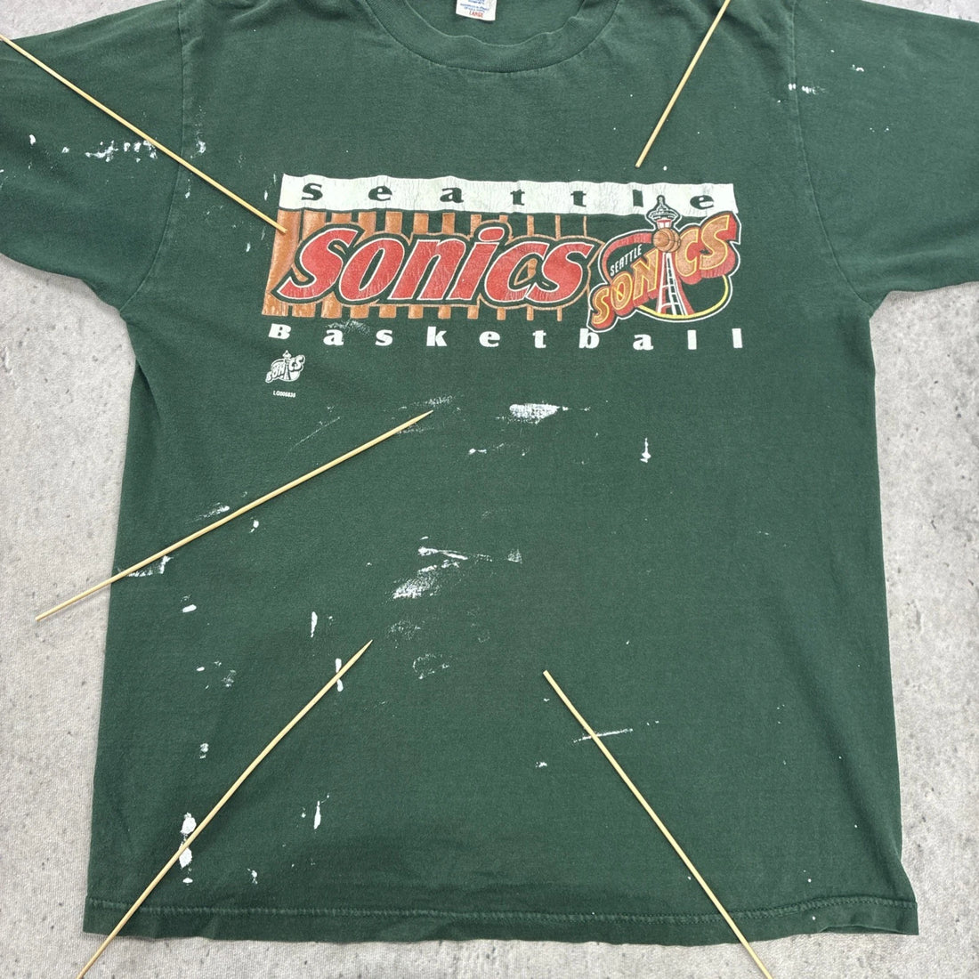 Seattle Supersonics T-Shirt Size Large NBA