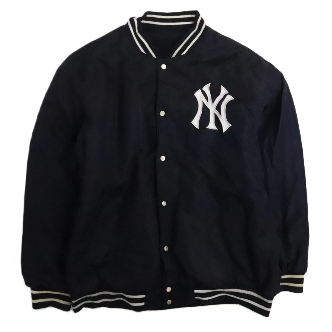 New York Yankees Jeff Hamilton Leather Wool Varsity Jacket 4XL Reversible MLB