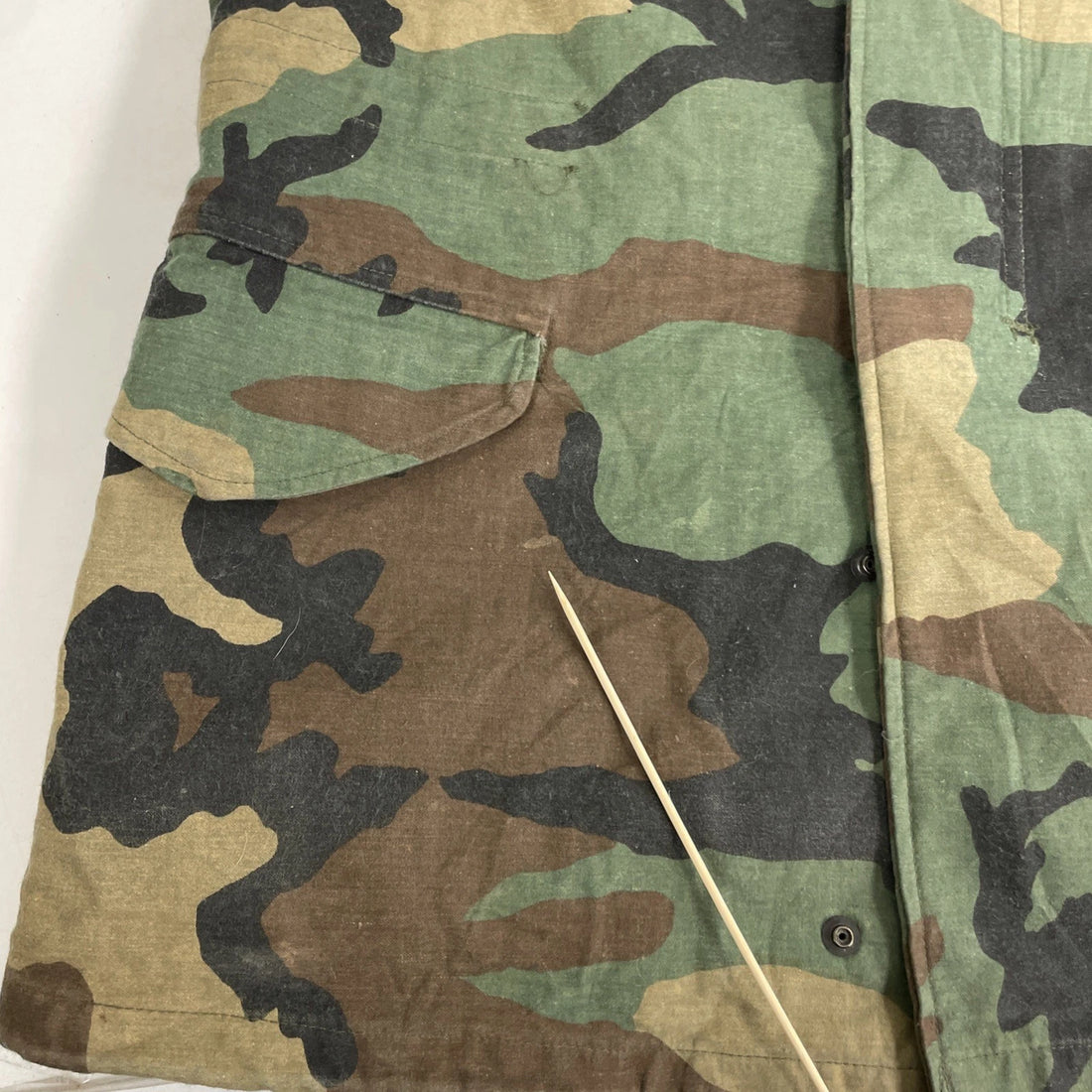 Cold Weather Camo Field Coat Jacket Size Small Long Army Military