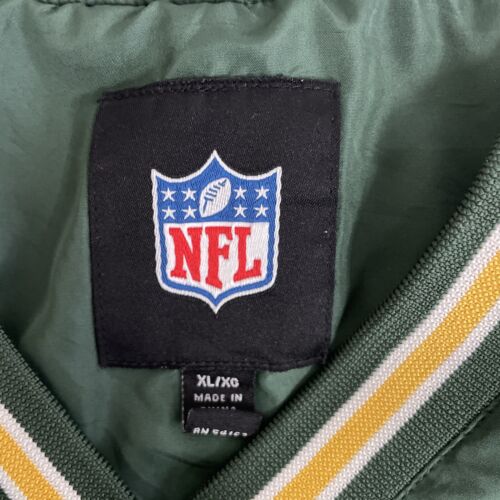 Green Bay Packers Pullover Windbreaker Light Jacket Size XL NFL